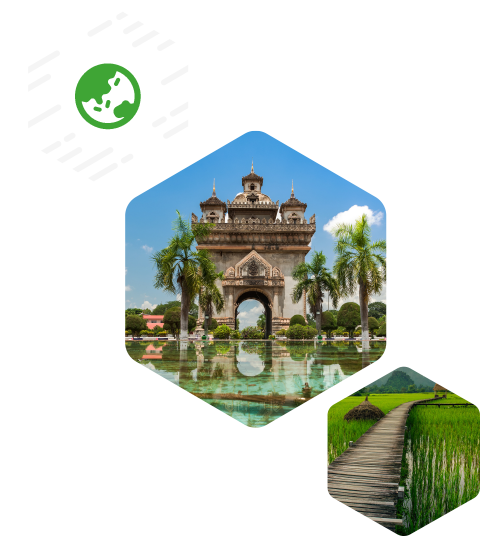 Picture of landscapes of Lao PDR