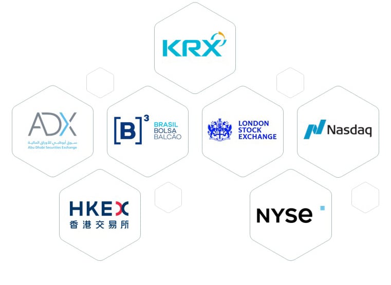 Picture of other stock exchanges logos
