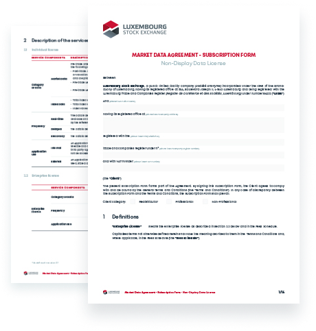 Non Display Data License
