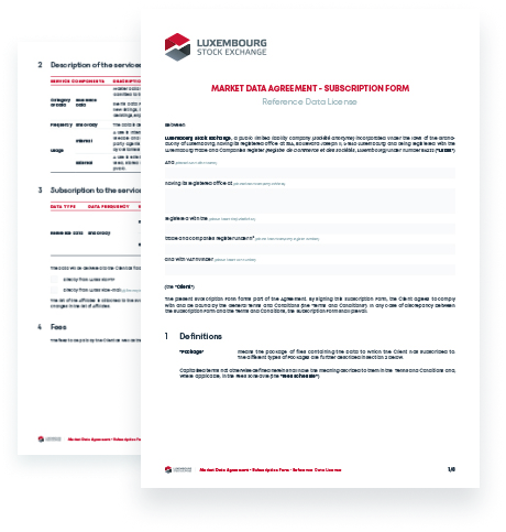 Reference Data License