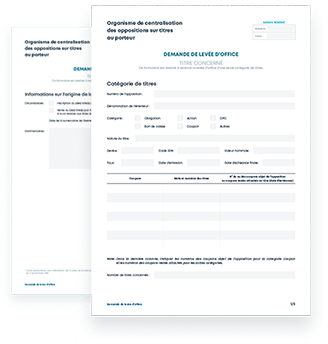 Stops on bearer securities - Application to terminate a stop