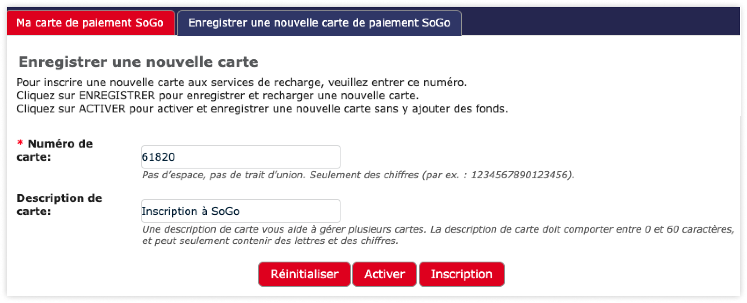 CA-FR Add New Card SS