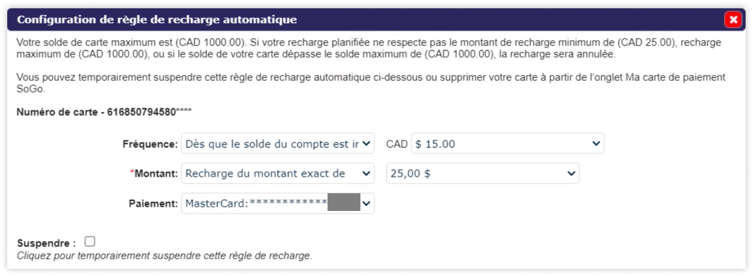 CA-FR Auto Reload SS