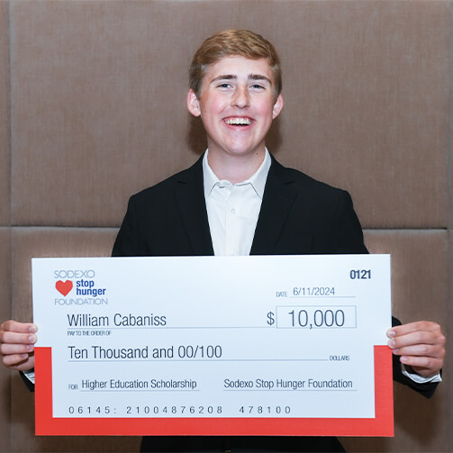 William Caldwell, a University of Toronto student, won the $10,000 grand prize at the Heart and Soul Gala.