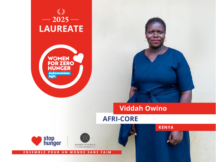 Viddah Owino, founder of AGRI-CORE and winner of the Women for Zero Hunger program