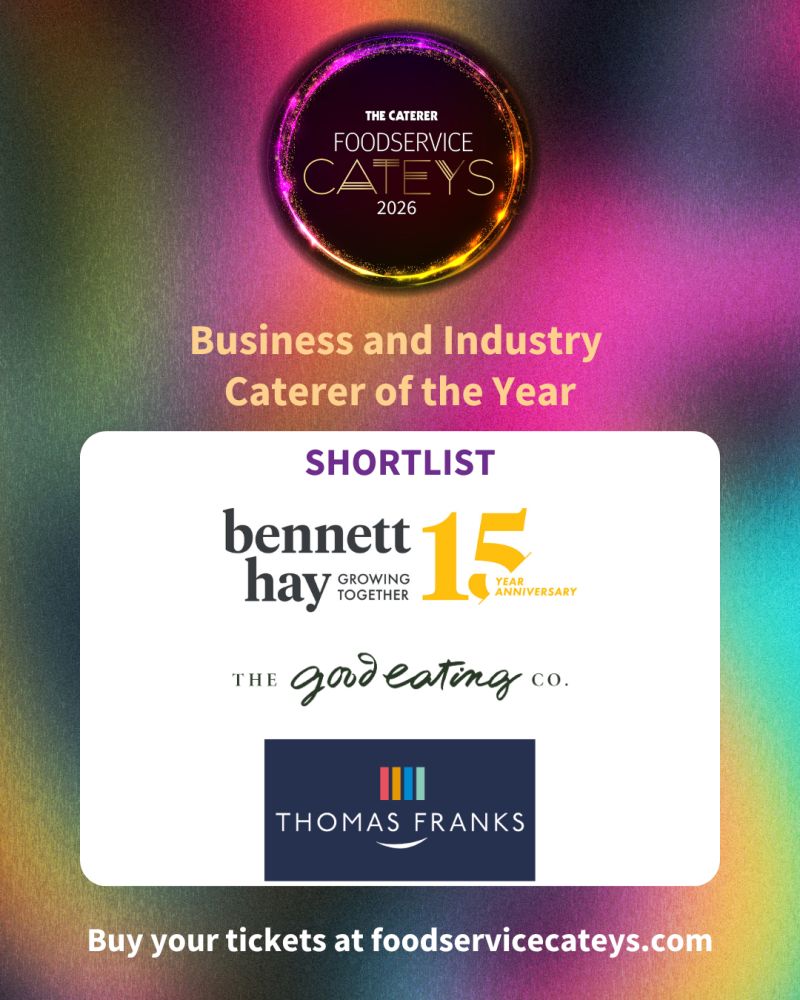 The Business and Industry Caterer of the Year shortlist