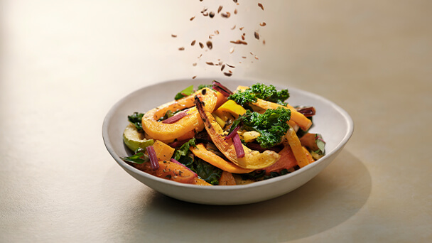 fresh vegetables on a plate