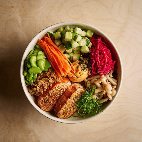 bowl with delicious food