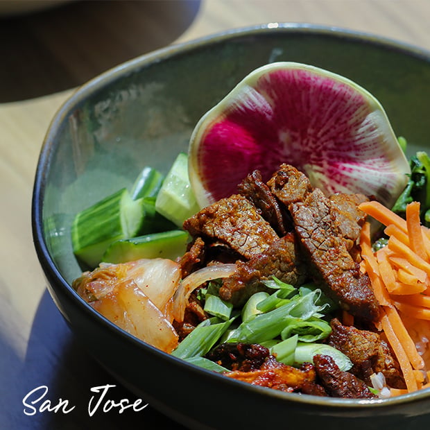 picture of a rice bowl with vegetables