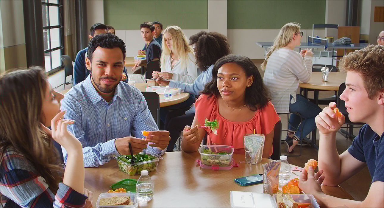 School Lunch Table