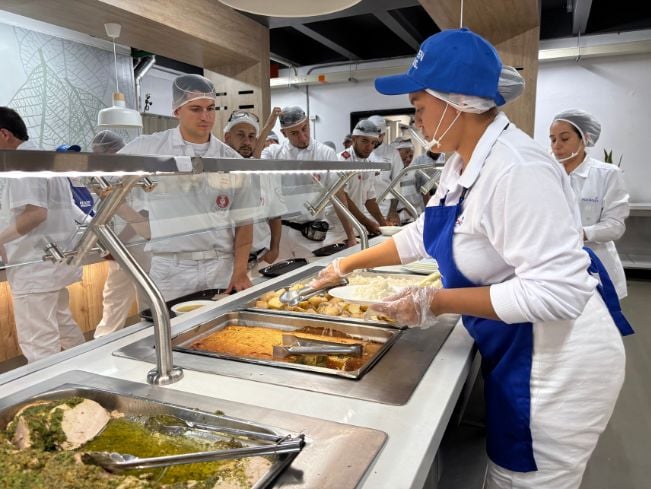 Servicios de alimentación en Sodexo Colombia