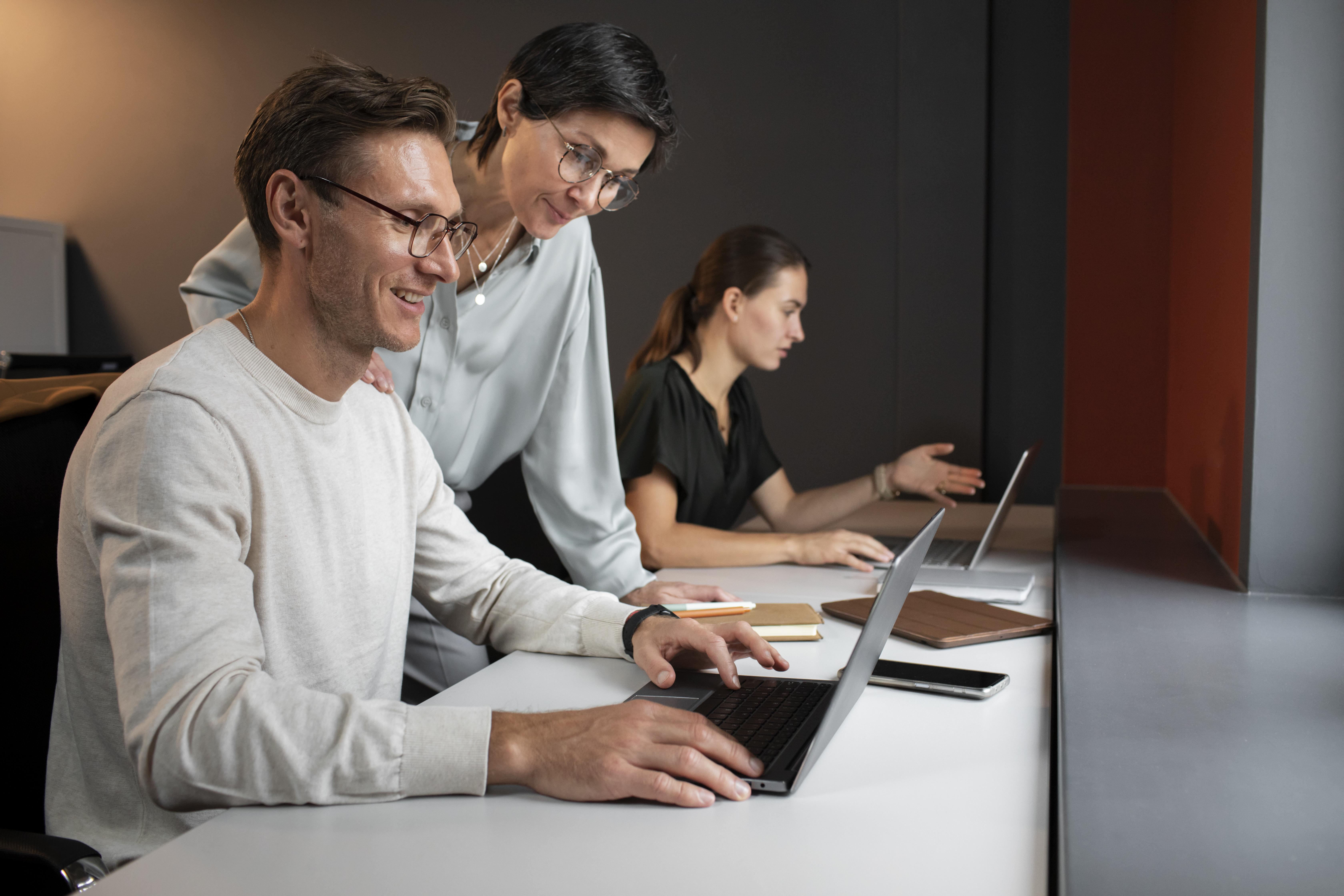 equipo de trabajo productivo gracias a los servicios de Sodexo
