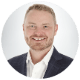 Headshot of Christopher Falkner, Senior Director of Digital Strategy & Cybersecurity at Sodexo Healthcare. 