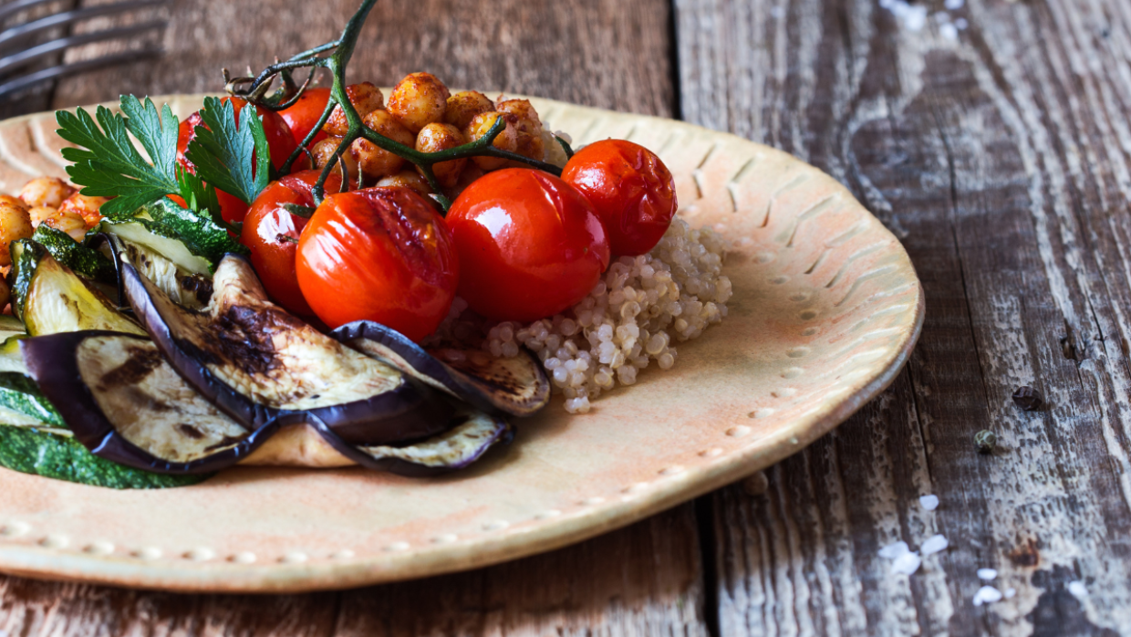 plate of Sustainable Food