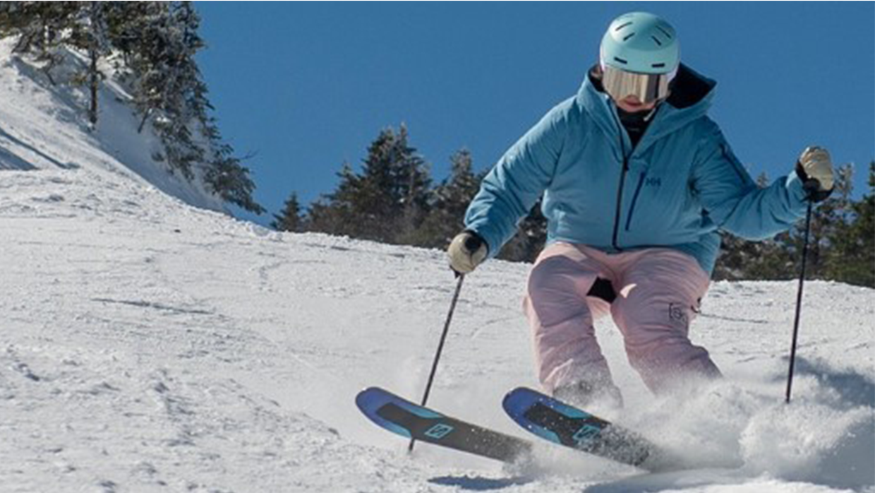 person skiing
