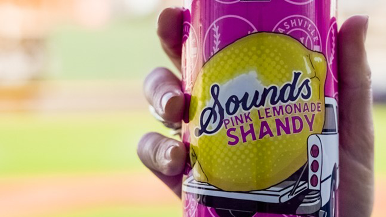 pink lemonade shandy