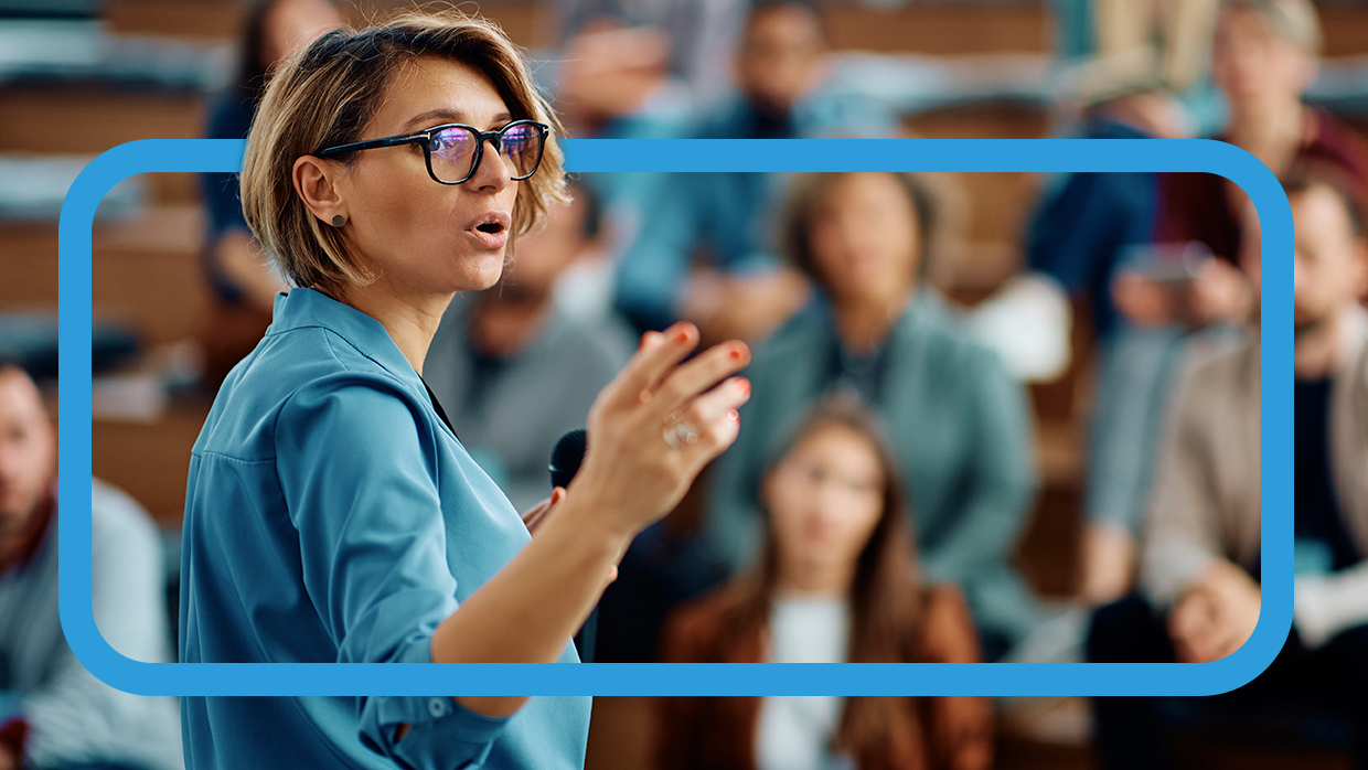 female speaker