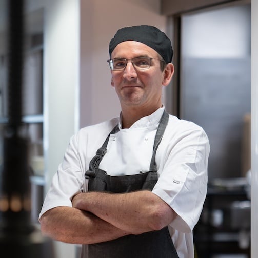 male chef in uniform