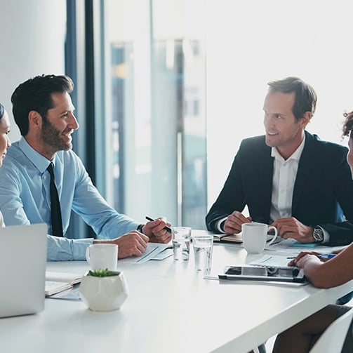 people meeting at the office