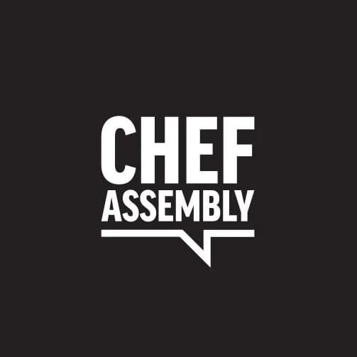 Logo for Chef Assembly featuring a stylized typo.