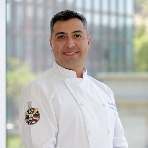 male chef white uniform