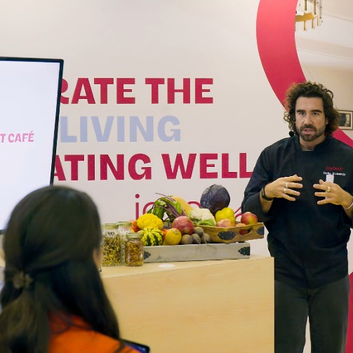Chef Gabe Kennedy presents Joyous at the LeadingAge 2025 Annual Meeting.