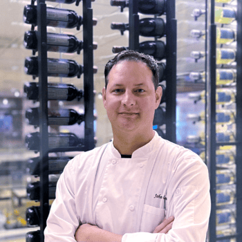 White man with chef uniform