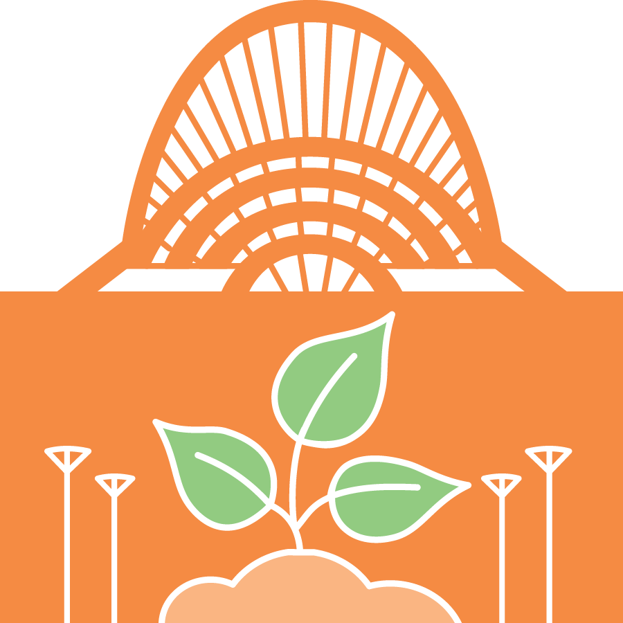 OCCC Earth Day Icons Urban Garden