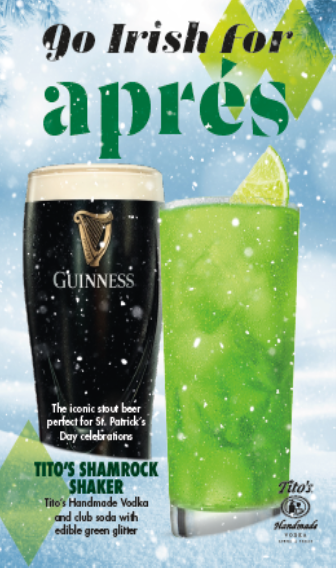 irish apres drinks