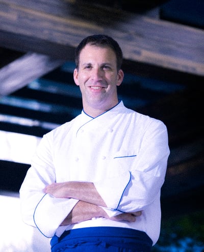 Man with chef uniform