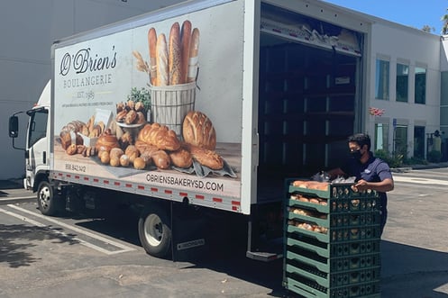 a bread tracktor
