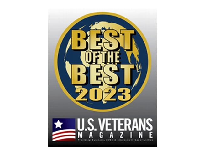 2023 U.S. Veterans Magazine (USVM) Best of the Best graphic