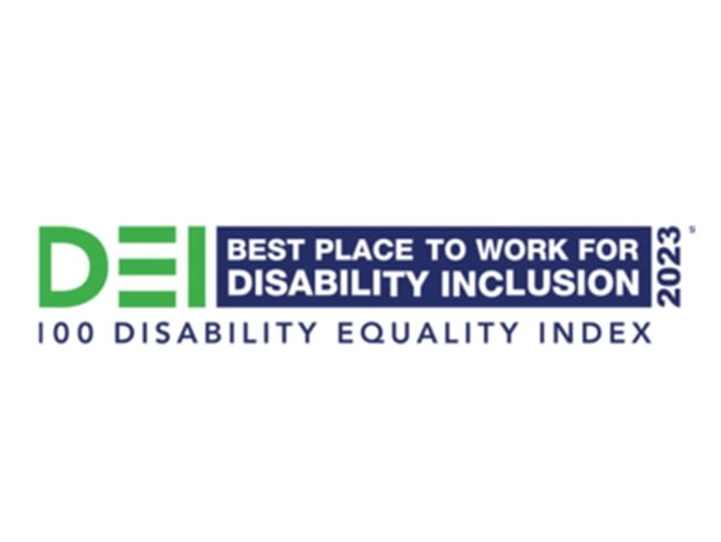 2023 Disability Equality Index graphic.