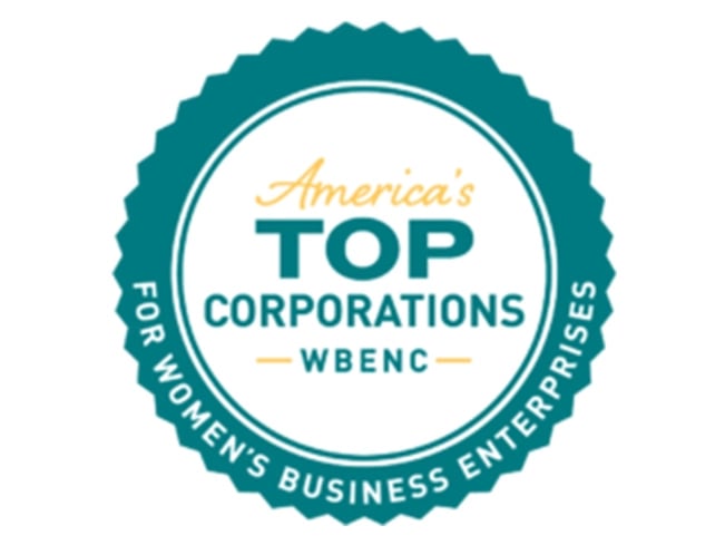 2023 Top Corporations for Women's Business Enterprises by WBENC graphic.