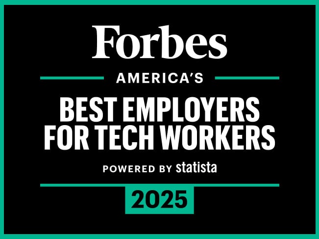 Forbes America’s Best Employers for Tech Workers 2025 badge powered by Statista.