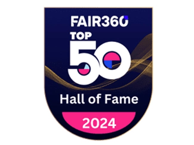 2024 Fair360 Hall of Fame Company graphic.