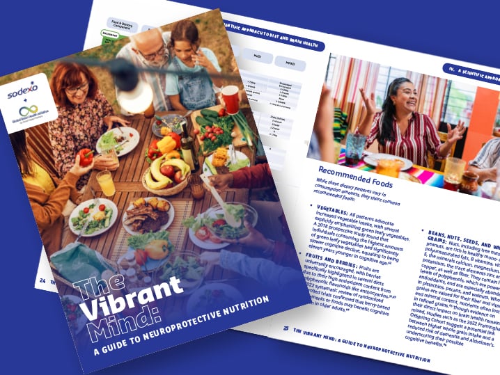 Cover and inside preview of the Vibrant Mind report.