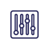 Audio-visual and tech support icon.