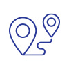 network location line icon