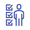 person list check line icon