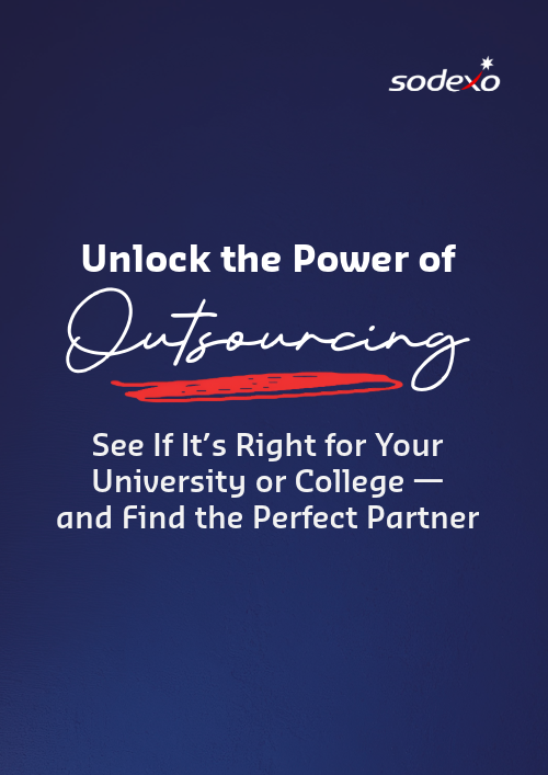 Unlock the Power of Outsourcing campus graphic.