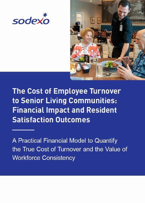 Cover of white paper The Cost of Employee Turnover to Senior Living Communities.