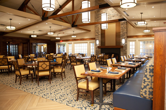 The Steeplechase Dining Room at White Horse Village