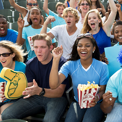 people watch game
