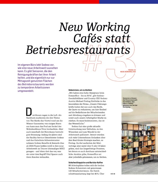 Artikel zu New Work und Betriebsrestaurants