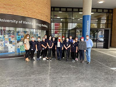 Team vor Universitaet Wien Biologie