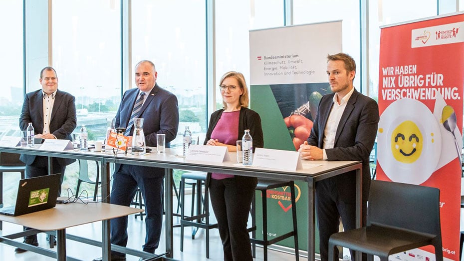 Team bei Bundesministerium als Redner bei Stehtischen