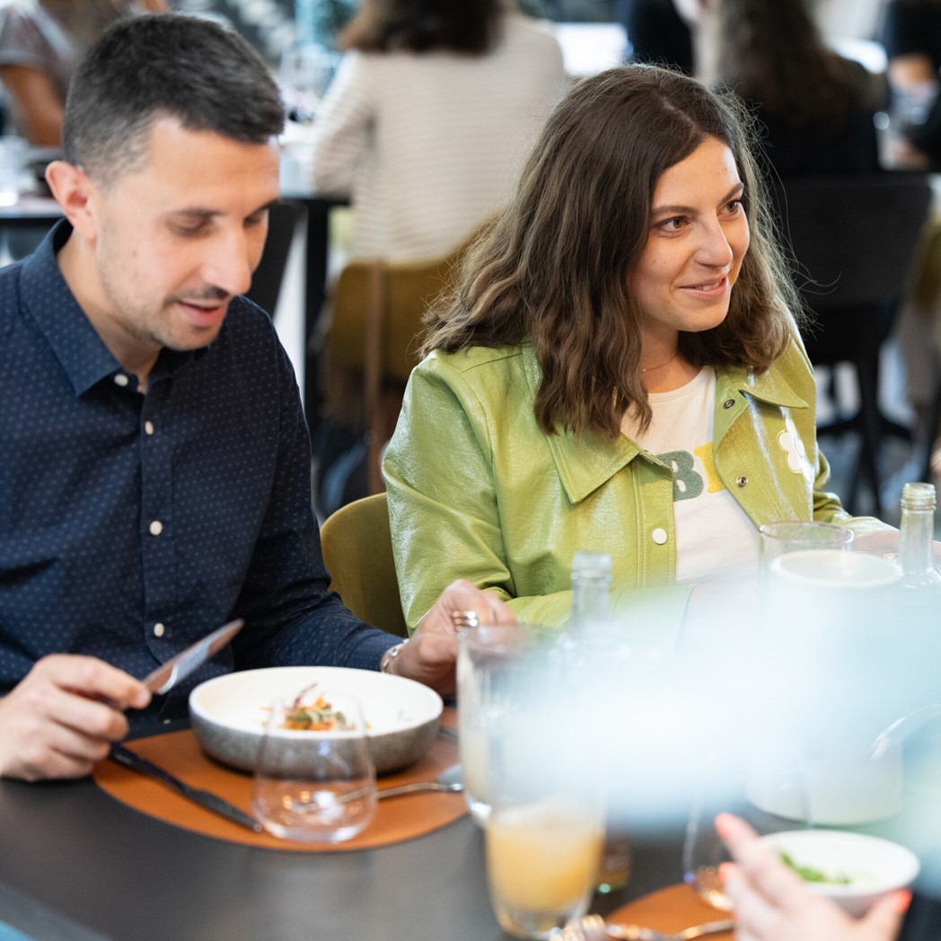 people eating in restaurant