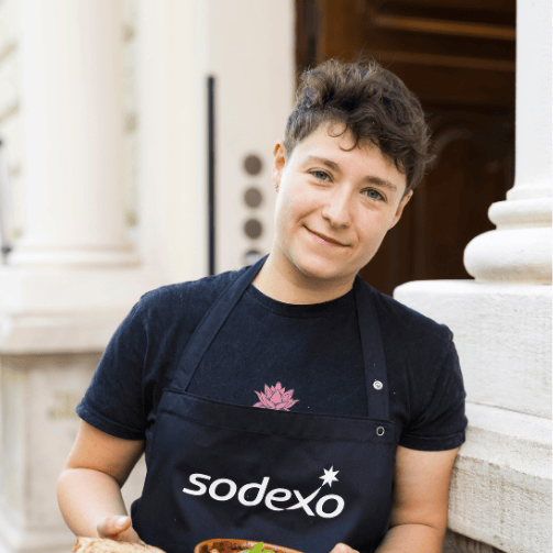 Portrait der Sodexo-Köchin Fausta Tortoriello