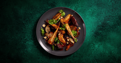 Meadow Roots & Roasted Nuts Salat von Sodexo zeigt saisonale Vielfalt moderner Food Innovation